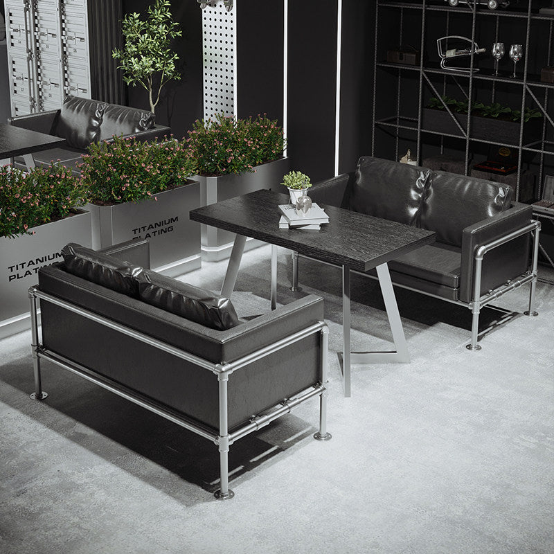 Commercial Iron Lounge Seating for Cafe Bar Hotel Lobby