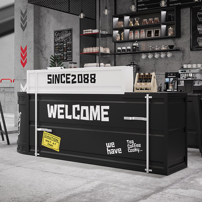 Custom Industrial Container Bar Counter for Reception Desk
