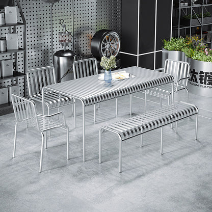Custom Outdoor Iron Furniture for Bar Cafe Restaurant Patio