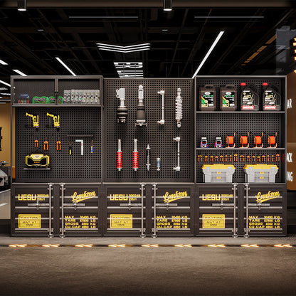 Heavy-Duty Container Garage Storage Workbench Set