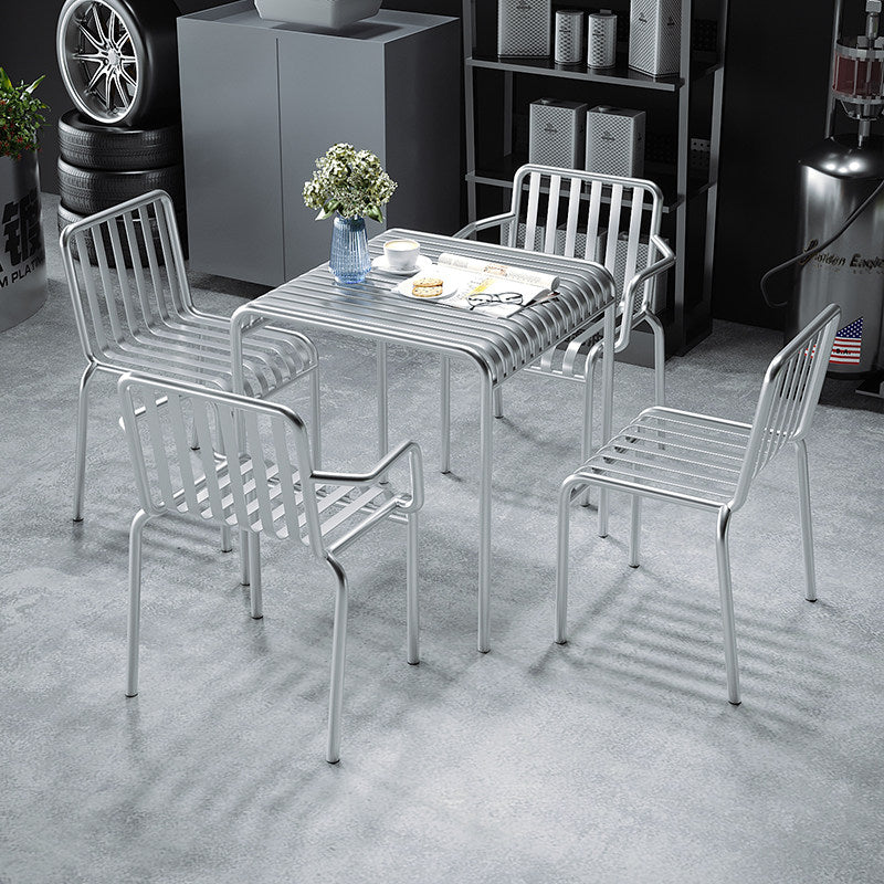 Custom Outdoor Iron Furniture for Bar Cafe Restaurant Patio