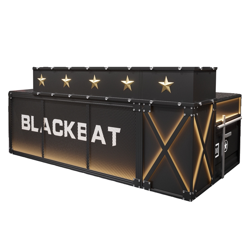 Custom Industrial LED Bar Counter for Nightclub Bar Lounge