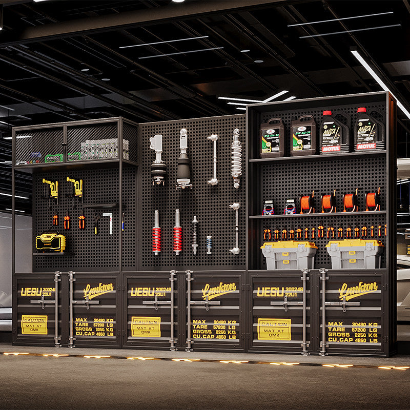 Heavy-Duty Container Garage Storage Workbench Set
