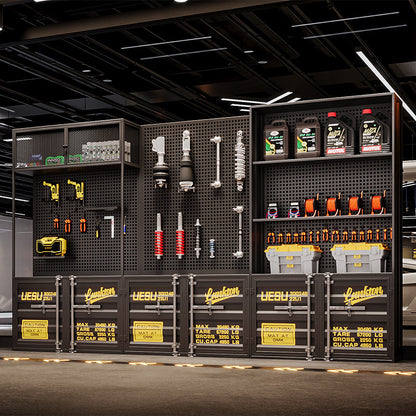 Heavy-Duty Container Garage Storage Workbench Set