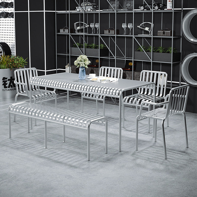 Custom Outdoor Iron Furniture for Bar Cafe Restaurant Patio