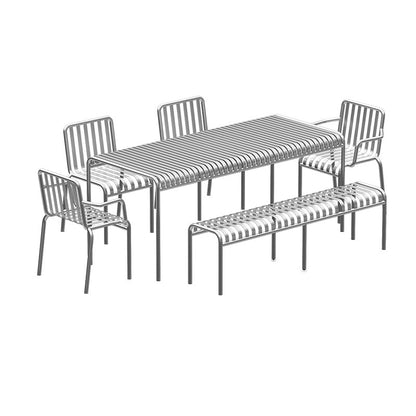 Custom Outdoor Iron Furniture for Bar Cafe Restaurant Patio
