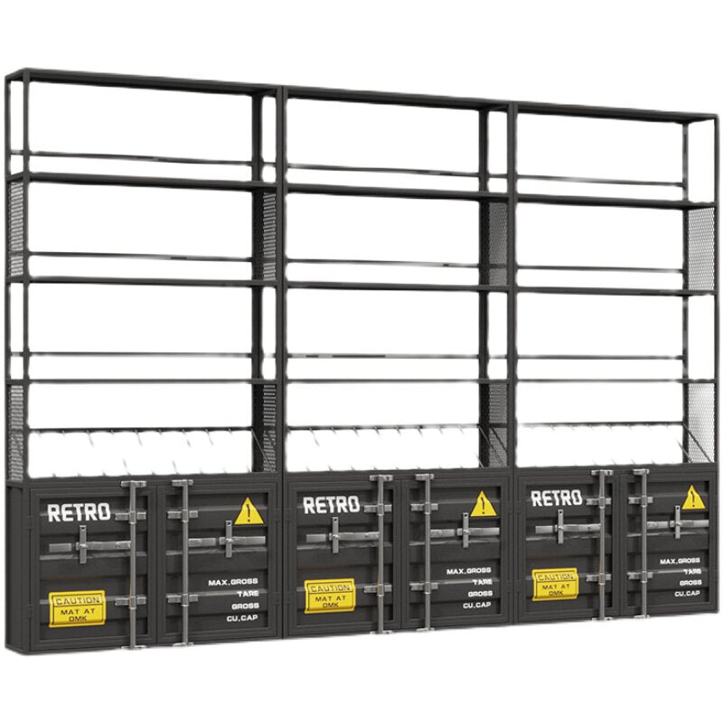 Commercial Container Wine Display Shelf System for Bar Liquor Store