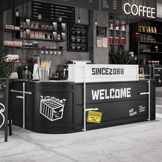 Custom Industrial Container Bar Counter for Reception Desk