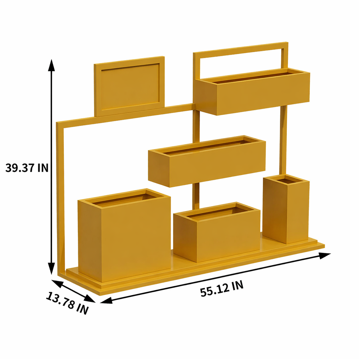 Outdoor rust-proof galvanized steel flower boxes