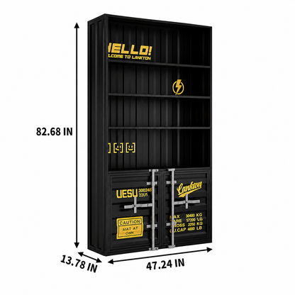 Modular Industrial Container Storage Cabinets for Commercial Use