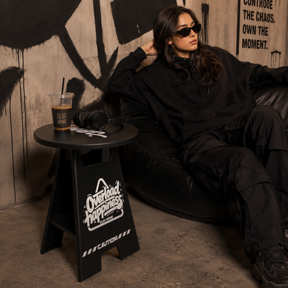 Black Metal Side Table – Urban Industrial Accent Table