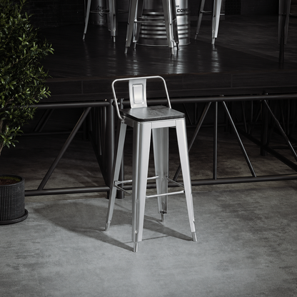 Complete Industrial Oil Drum Table Set with Stools for Bar Cafe
