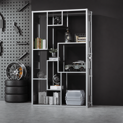 Custom Industrial Container Storage Cabinet for Retail Display