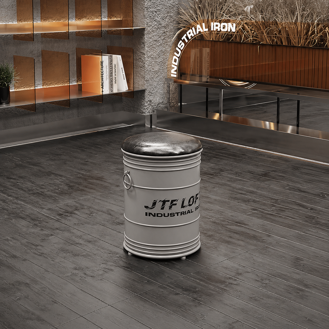 Wholesale OEM Oil Drum Table Set for B2B Bar Cafe Projects