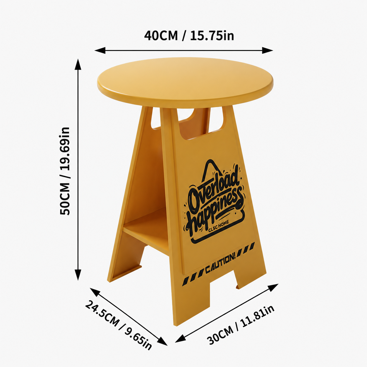 Black Metal Side Table – Urban Industrial Accent Table