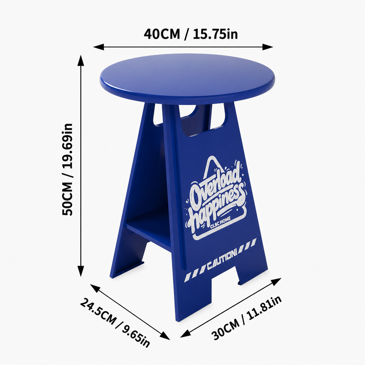 Black Metal Side Table – Urban Industrial Accent Table