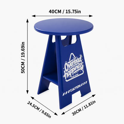Black Metal Side Table – Urban Industrial Accent Table