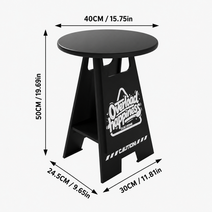 Black Metal Side Table – Urban Industrial Accent Table
