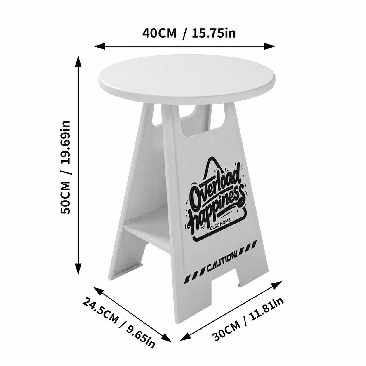 Black Metal Side Table – Urban Industrial Accent Table