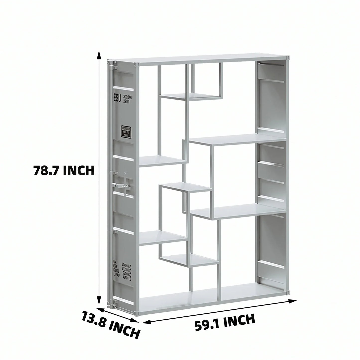 Custom Industrial Container Storage Cabinet for Retail Display