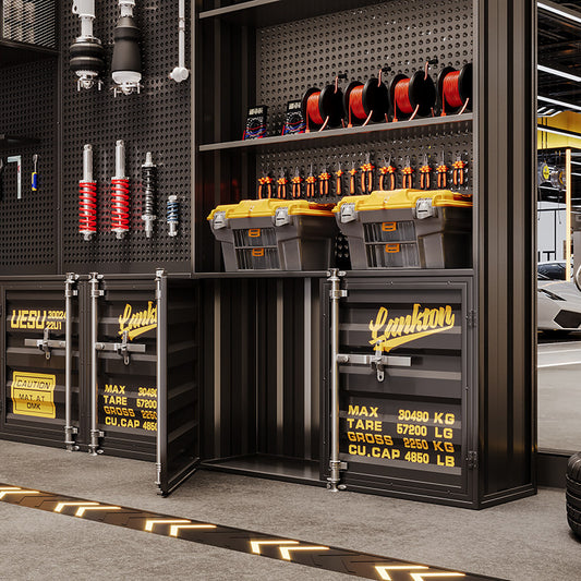 Heavy-Duty Container Garage Storage Workbench Set